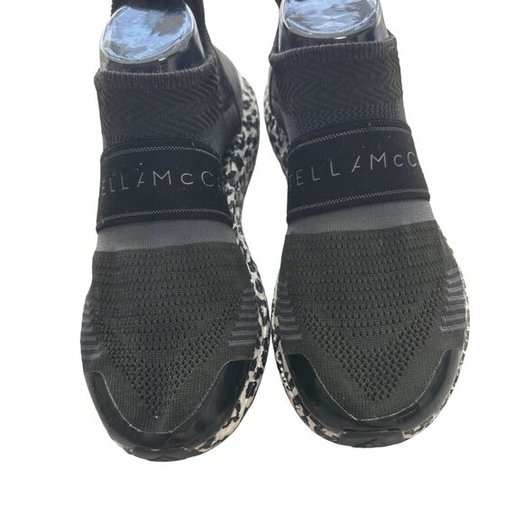 ADIDAS BY STELLA MCCARTNEY UltraBoost x 3D Sneakers Spellout 7.5 Leopard Black - Picture 4 of 12